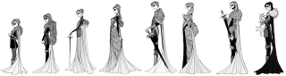 Illustration for article titled Beautiful black-and-white illustrations put a gothic spin on Game of Thrones